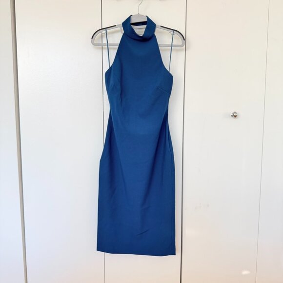 Brand New with Tags - Blue Likely Halter Neck Dress - Picture 1 of 5